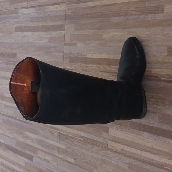 Petrie men's dressage dress boots - 10.5, regular calf, Spanish top - Picture 9 of 10